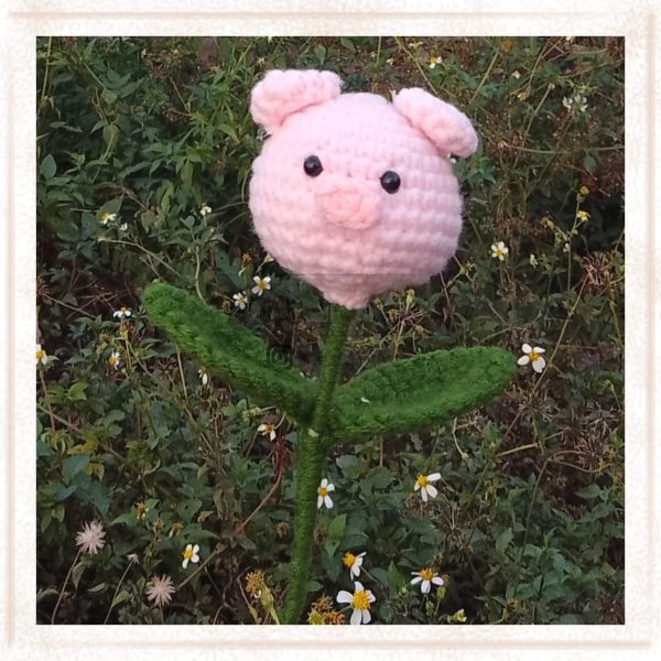 Pig Flower Crochet